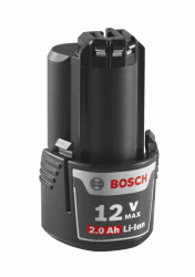 Bosch Batería Ion de Litio GBA 12V, 12V, 2.0Ah 