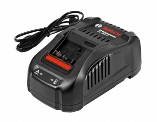 Bosch Cargador Rápido para Baterías 1600A015TK, 18V, Negro 