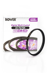 Bower Filtro para Cámara Ultravioleta FU72, 7.2cm, Negro 
