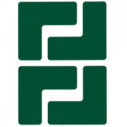 Brady Cinta Adhesiva ToughStripe L para Marcaje de Pisos, 20 Piezas, 5