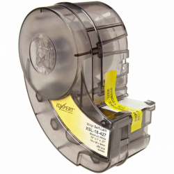 Cinta Brady XSL-18-427, Negro sobre Blanco, 1