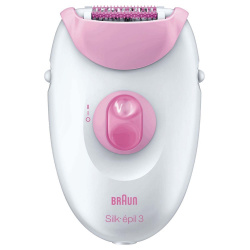Braun Depiladora SE3270, 20 Pinzas, Rosa/Blanco 