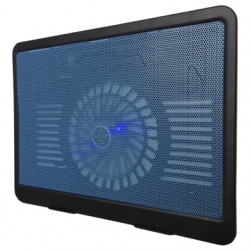 BRobotix Base Enfriadora para Laptop 15'', con 1 Ventilador de 320RPM, Negro/Azul 