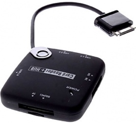 BRobotix Lector de Memoria + Hub USB 3 Puertos para Galaxy Tab/Note 
