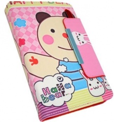 BRobotix Funda para Tablet 7'', Sencillo, 360º, Haha Bear 