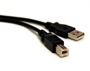 BRobotix Cable USB 2.0 A Macho - USB 2.0 B Macho, 3 Metros, Negro 