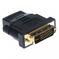 BRobotix Adaptador HDMI Hembra- DVI-I Macho, Negro 