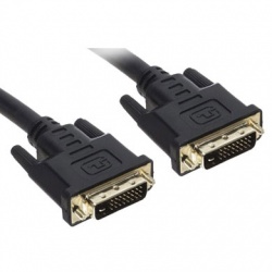 BRobotix Cable DVI-D Macho - DVI-D Macho,15 Metros, Negro 