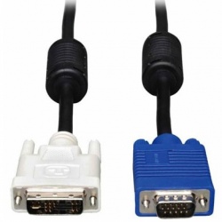 BRobotix Cable DVI-A Macho - VGA Macho, 2 Metros, Negro 