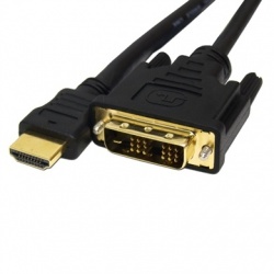 BRobotix Cable HDMI Macho - DVI-D Macho, 1080p, 60Hz, 4.5 Metros, Negro 