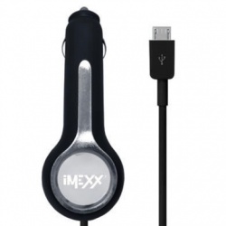 BRobotix Cargador para Auto 112821, 5V, 1x USB, Negro/Plata 