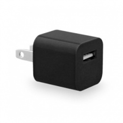 BRobotix Cargador USB 2.0 para Pared, 5V, 1A, Negro 