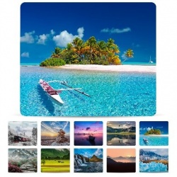 Mousepad BRobotix 136285, 24 x 20cm, Grosor 2mm, Paisajes, 10 Piezas 