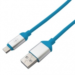 BRobotix Cable USB A Macho - Micro USB A Macho, 1.2 Metros, Azul 