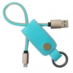 BRobotix Cable de Carga USB A Macho - Lightning Macho, 25cm, Azul, para iPhone/iPad 