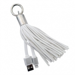 BRobotix Cable de Carga USB A Macho - Lightning Macho, 20cm, Blanco, para iPhone/iPad 