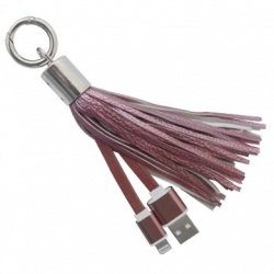 BRobotix Cable de Carga USB A Macho - Lightning Macho, 20cm, Rosa, para iPhone/iPad 