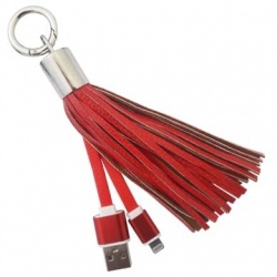 BRobotix Cable de Carga USB A Macho - Lightning Macho, 20cm, Rojo, para iPhone/iPad 