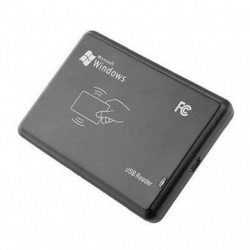 BRobotix Lector de Tarjetas RFID 170232, USB, Negro 