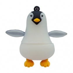 Memoria USB BRobotix 180300-10, 16GB, USB 2.0, Pingüino 