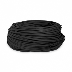 BRobotix Bobina de Cable para Circuitos de Control, 28 AWG, 200 Metros, Negro 