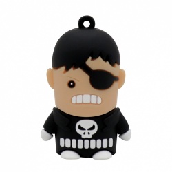 Memoria USB BRobotix 190432-24, 32GB, USB 2.0, Pirata 