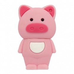 Memoria USB BRobotix 190432-36, 32GB, USB-A 2.0, Rosa 