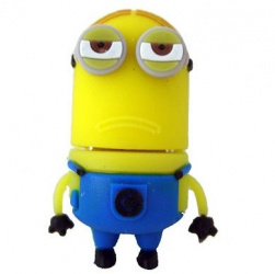 Memoria USB BRobotix, 8GB, USB 2.0, Minion Enfadado II 