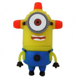 Memoria USB BRobotix, 8GB, USB 2.0, Minion Sirena I 