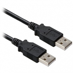 BRobotix Cable USB Macho - USB Macho, 90cm, Negro 