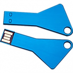 Memoria USB BRobotix 207747, 16GB, USB 2.0, Azul 