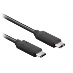 BRobotix Cable USB C Macho - USB C Macho, 2 Metros, Negro 