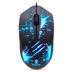 Mouse Gamer BRobotix Óptico Xplosion RGB, Alámbrico, USB, 1500DPI, Negro 