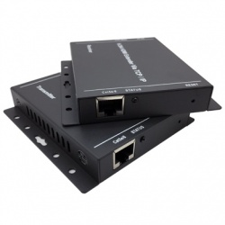 BRobotix Extensor de Video AV Alámbrico, Cat5e, 1x HDMI, 2x RJ-45, 150 Metros 