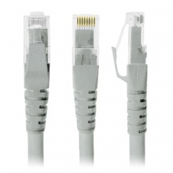 BRobotix Cable Patch Cat6 UTP RJ-45 Macho - RJ-45 Macho, 50cm, Gris  