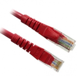 BRobotix Cable Patch Cat5e UTP con Bota RJ-45 Macho - RJ-45 Macho, 1.5 Metros, Rojo 