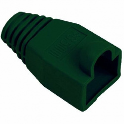 BRobotix Protector para Plug RJ-45, Verde, 20 Piezas 