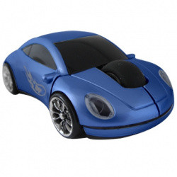 Mouse BRobotix Óptico Auto 1200DPI, USB, Ferrari Azul 