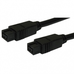 BRobotix Cable FireWire Macho - FireWire Macho, 4.5 Metros, Negro 