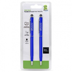 BRobotix Lápiz Digital Stylus Duo Pack para Tablet, Azul 
