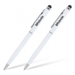 BRobotix Lápiz Digital Stylus Duo Pack para Tablet, Blanco 