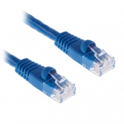 BRobotix Cable Patch Cat6 UTP con Bota RJ-45 Macho - RJ-45 Macho, 3 Metros, Azul 