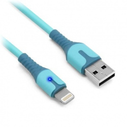 BRobotix Cable Lightning Macho - USB-A Macho, 1 Metro, Azul 