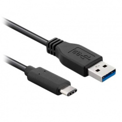 BRobotix Cable USB-A Macho - USB-C Macho, 2 Metros, Negro 