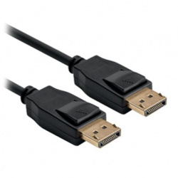 BRobotix Cable DisplayPort Macho - DisplayPort Macho, 4K, 1.80 Metros, Negro 