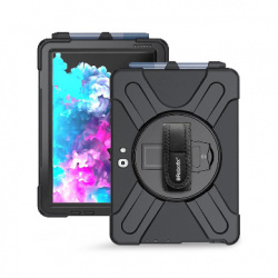 BRobotix Funda Uso Rudo con Correa y Giro 360° para Surface Go, Negro 