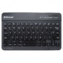 Teclado BRobotix 6006436, Inalámbrico, Bluetooth, Negro (Español) 