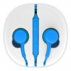 BRobotix Audífonos Intrauriculares 611288-2, Alámbrico, 1 Metros, 3.5mm, Azul 