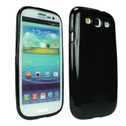 BRobotix Funda 611930 para Samsung Galaxy S3, Negro 