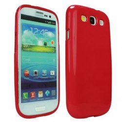 BRobotix Funda 611930 para Samsung Galaxy S3, Rojo 